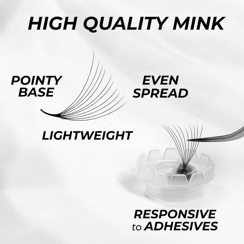 eyelash extensions promade fans