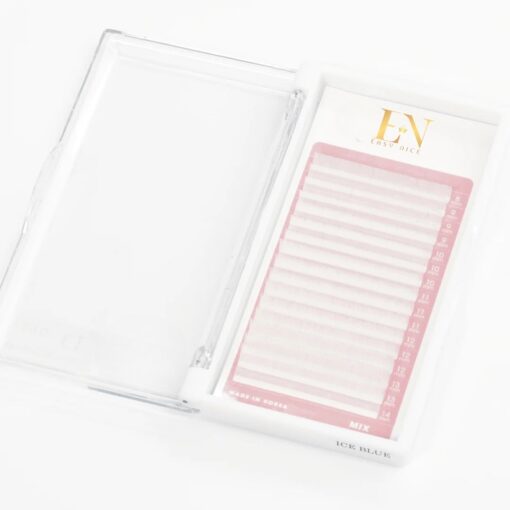 colored ice blue lash tray color lashes
