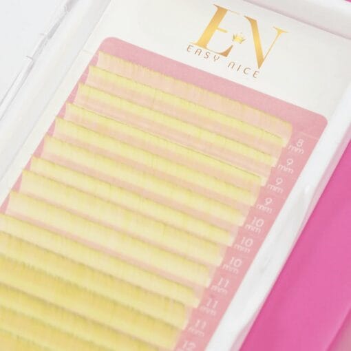 colored ice green lash tray color lashes