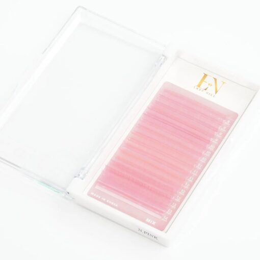 colored orange lash tray color lashes