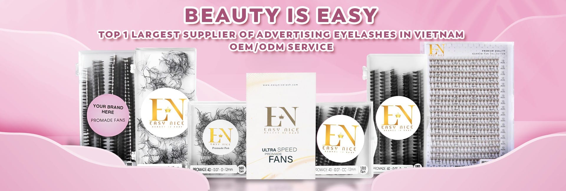 promade fans from easynice lashes