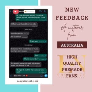 feedback easy nice lashes