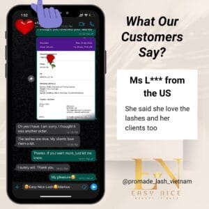 review from an American lash artist