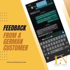 customer feedback easynice lashes