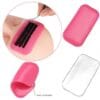 soft pink silicon lash pad