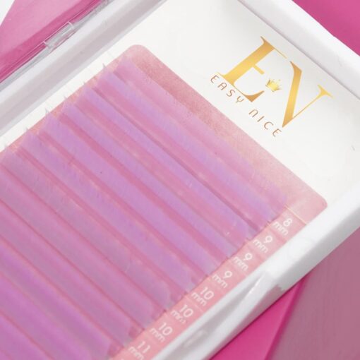 colored violet lash tray color lashes