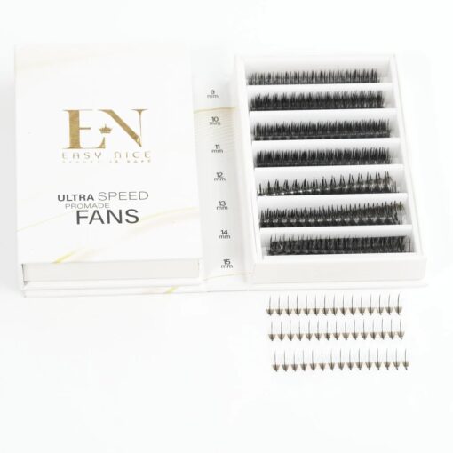 mixed length strip premade fans