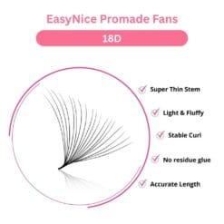 wholesale 18d premade lash fans