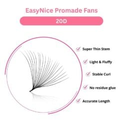 wholesale 20d premade lash fans