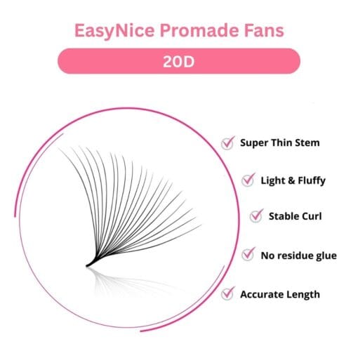 wholesale 20d premade lash fans