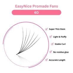wholesale 6d premade lash fans