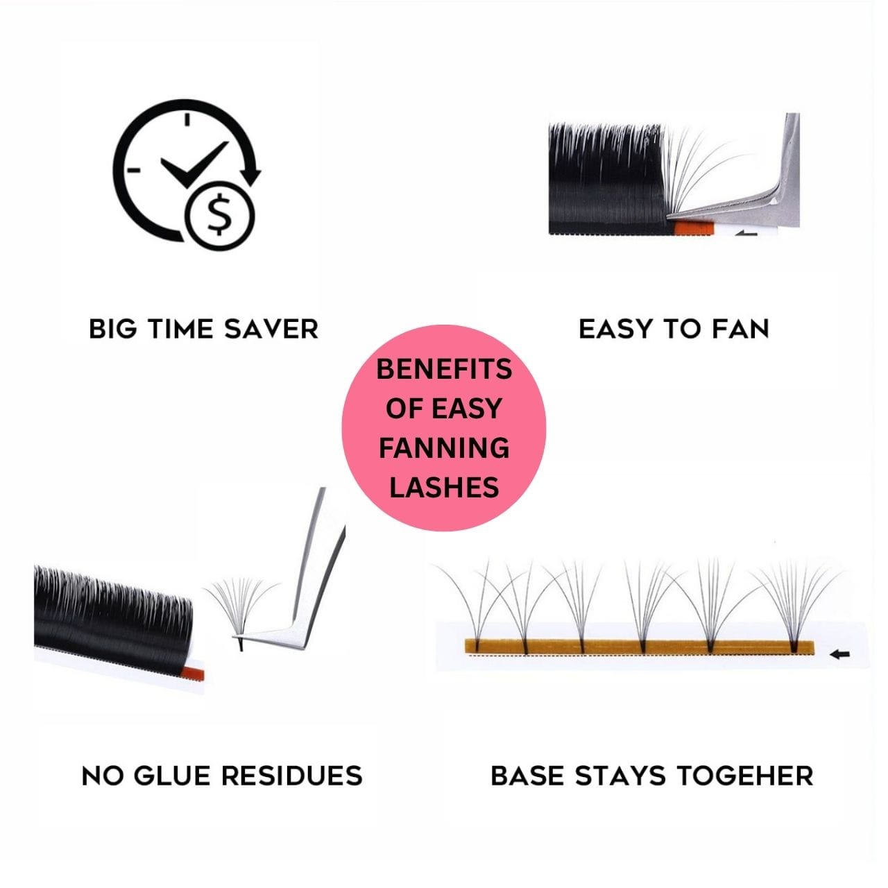 benefits of easy fanning lashes