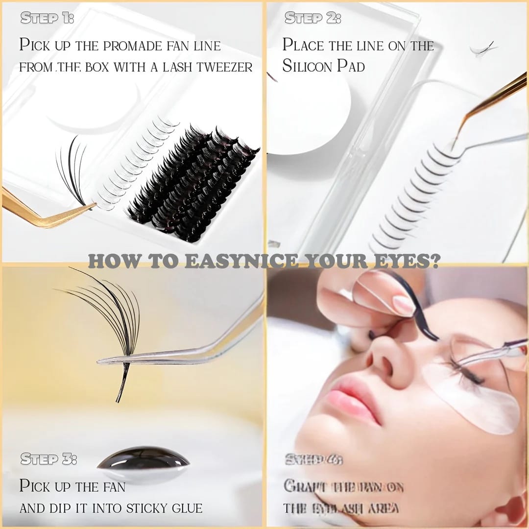 wholesale 9d premade lash fans