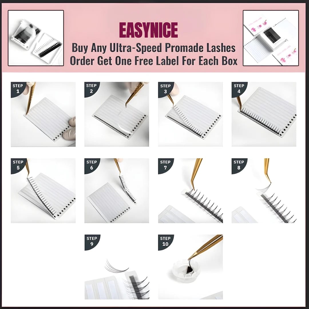 step to use rapid lash fans