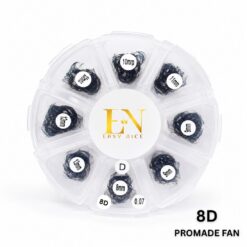 8d mixed-size promade lash fans