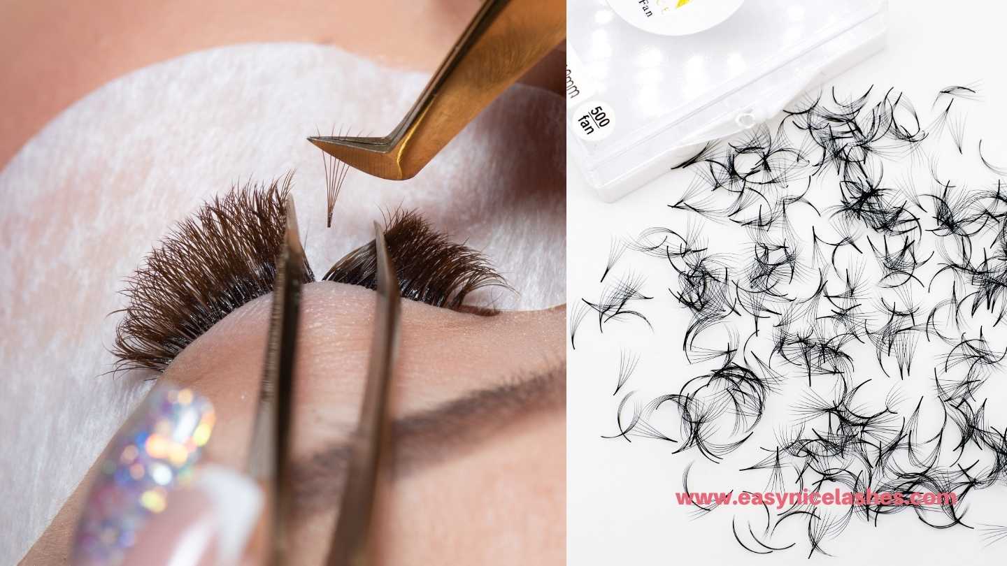 premade lash fans for lash artist