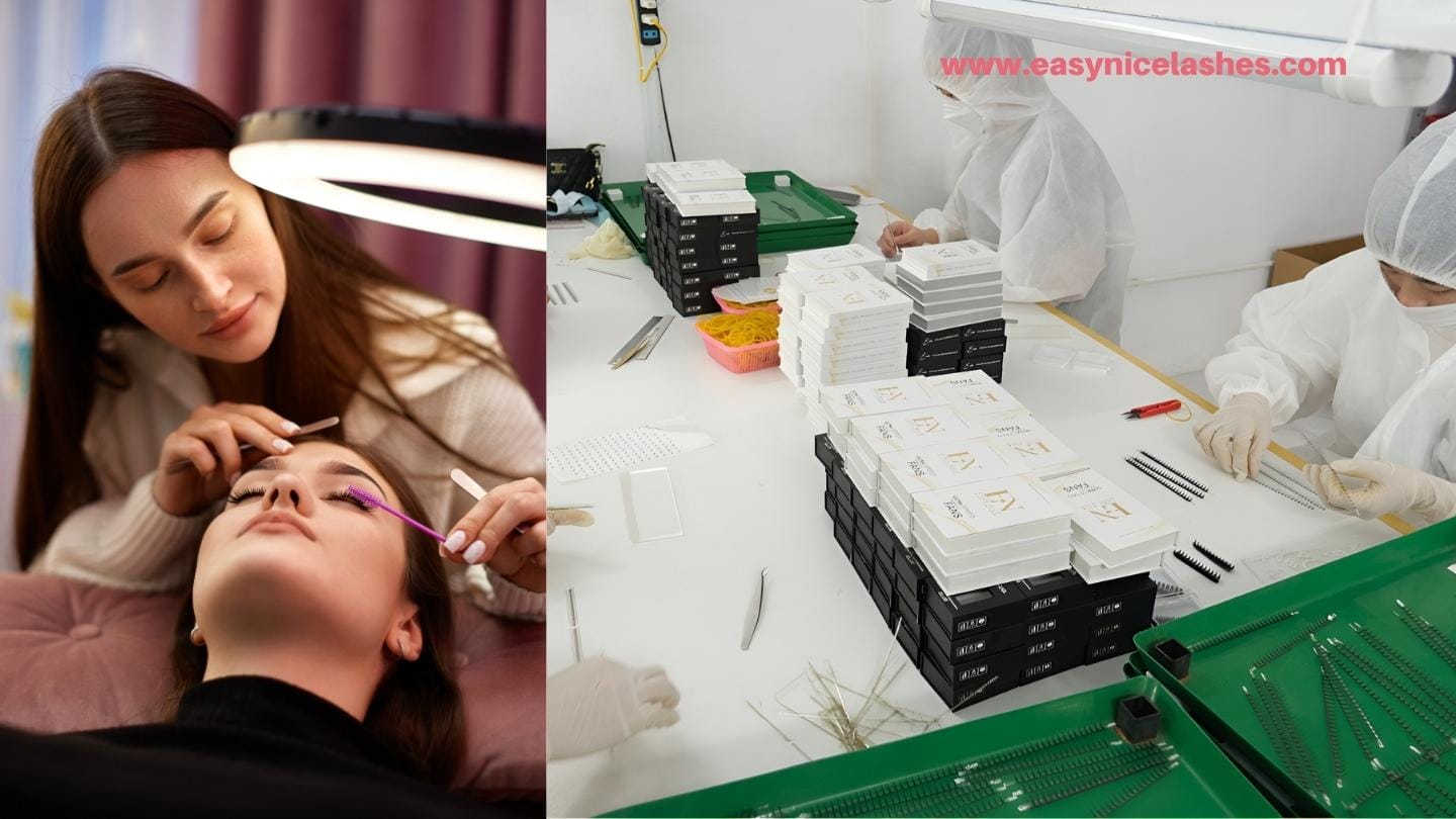 promade lash fans from Vietnam