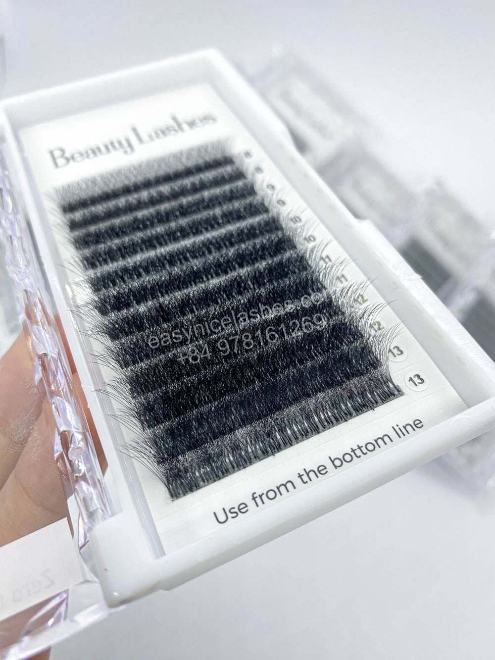 premade fan on strip