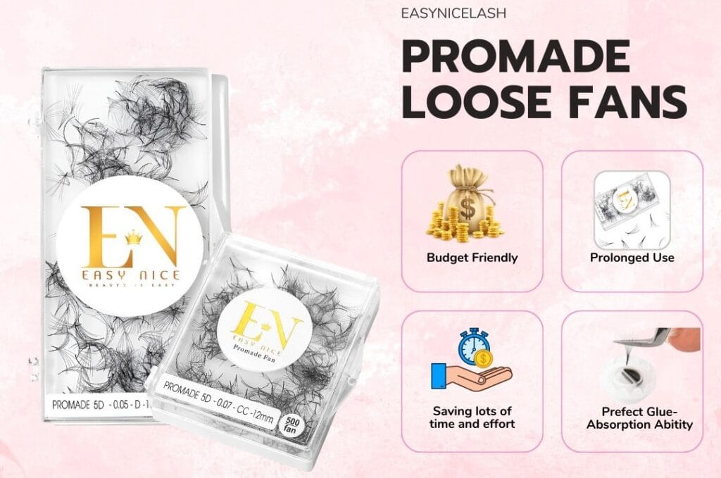 about loose fan promade from easy nice lash