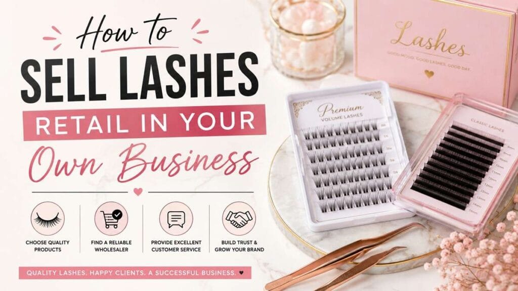 sell lashes retail