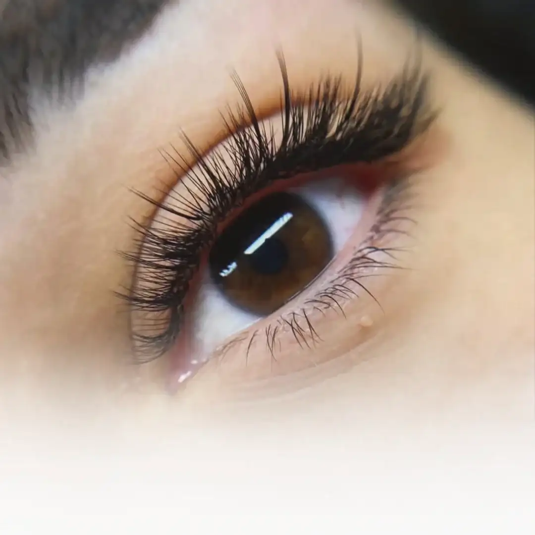 wispy lash look