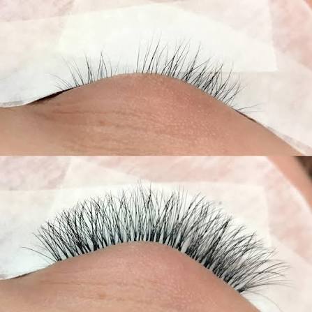 natural lash damage by eyelash extensions