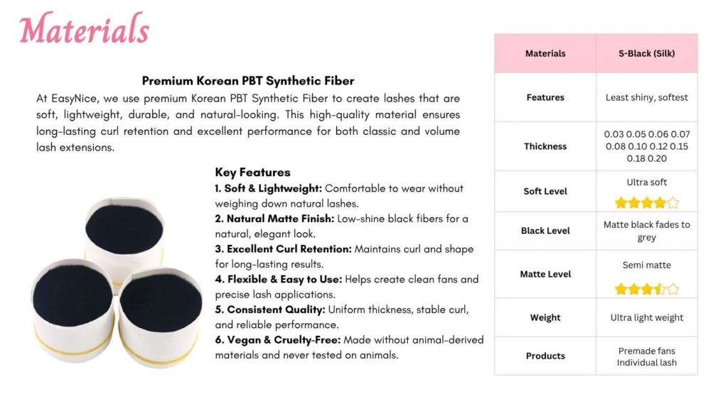 lash materials
