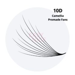 10d camellia premade fans