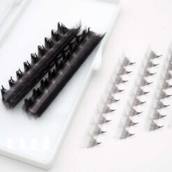 premade lash fan on strips