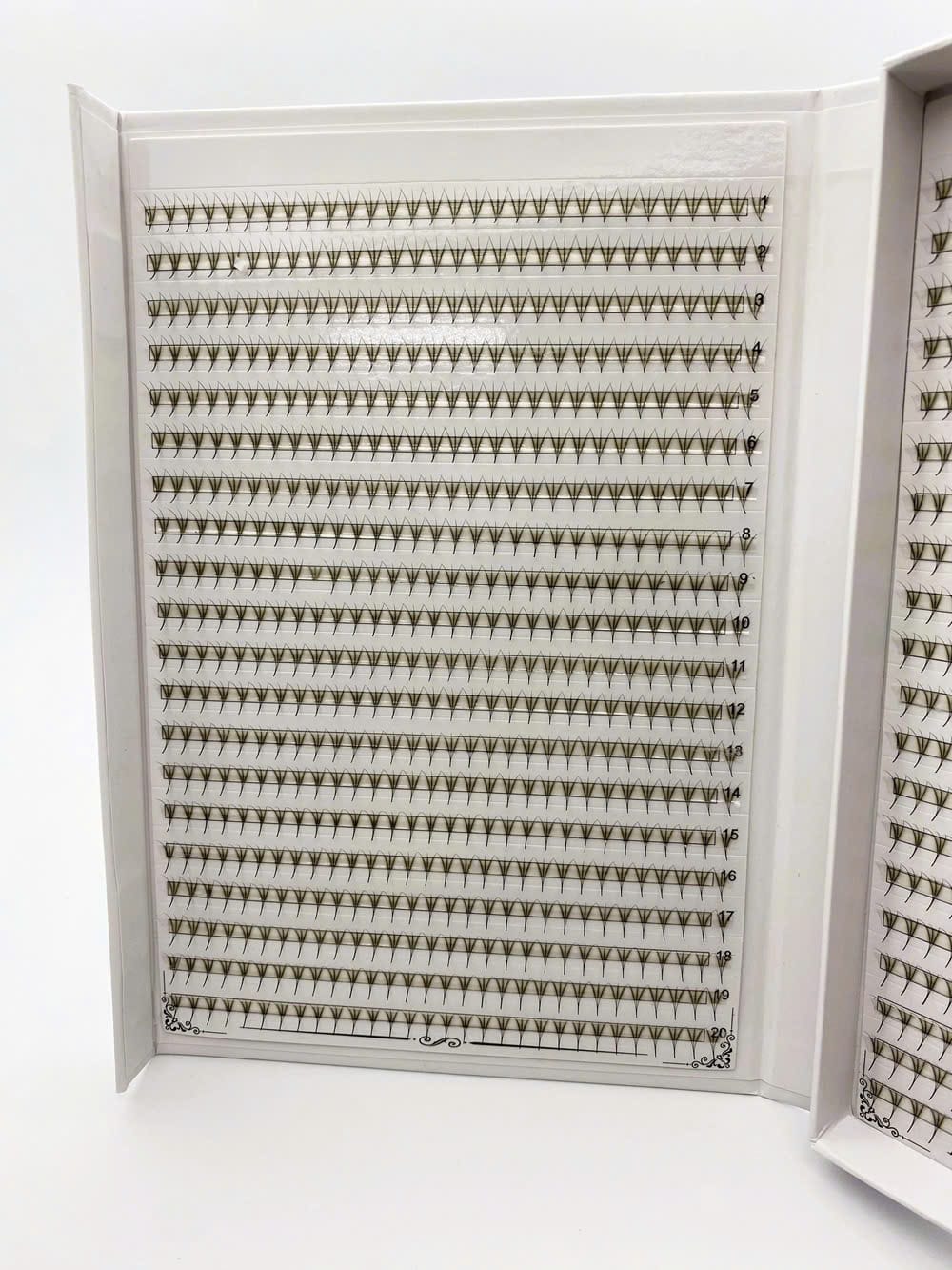 xxl tray of premade lash fan